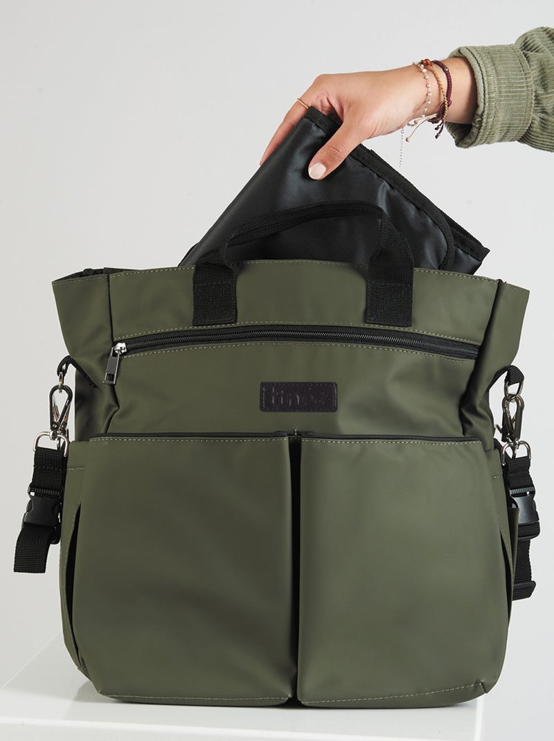 Sac à langer 'Tineo' Kaki - Kiabi