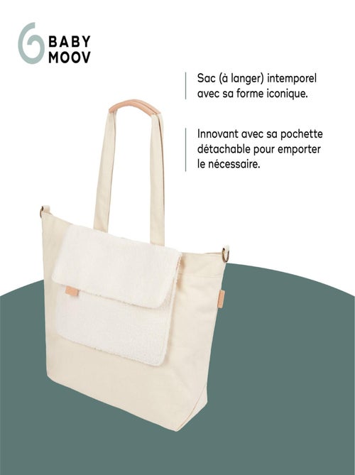 Sac à langer Tote Bag Grand Format de 35L Multiusages, Sherpa 'Babymoov' - Kiabi