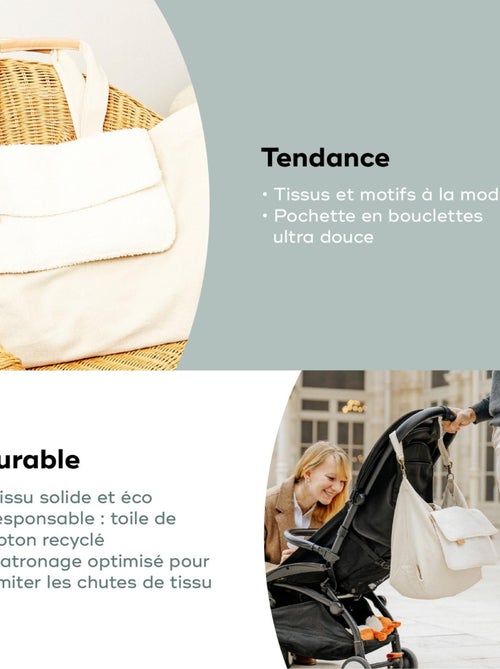 Sac à langer Tote Bag Grand Format de 35L Multiusages, Sherpa 'Babymoov' - Kiabi