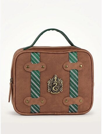 Sac à lunch effet coffre vintage isotherme serpentard harry potter