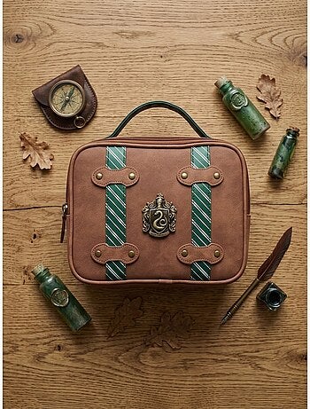 Sac à lunch effet coffre vintage isotherme serpentard harry potter