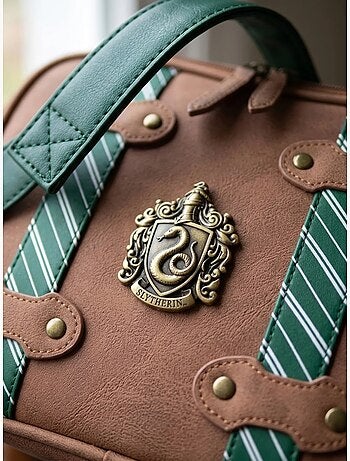 Sac à lunch effet coffre vintage isotherme serpentard harry potter