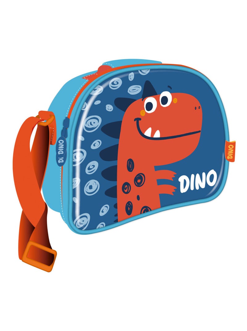 Sac à Lunch Isotherme 3D- Dinosaures - 26x21x11 cm Multicolore - Kiabi