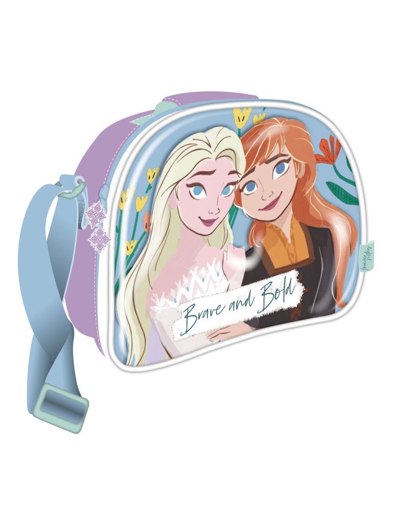 Sac à Lunch Isotherme 3D- Disney La Reine des Neiges - 26x21x11 cm Bleu - Kiabi