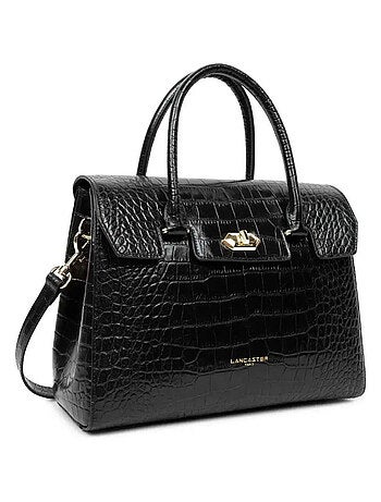 Sac à Main A rabat avec fermoir Exotic Croco Croco