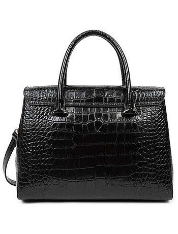 Sac à Main A rabat avec fermoir Exotic Croco Croco
