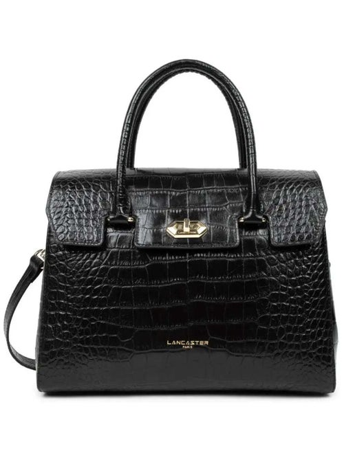 Sac à Main A rabat avec fermoir Exotic Croco   Croco - Kiabi