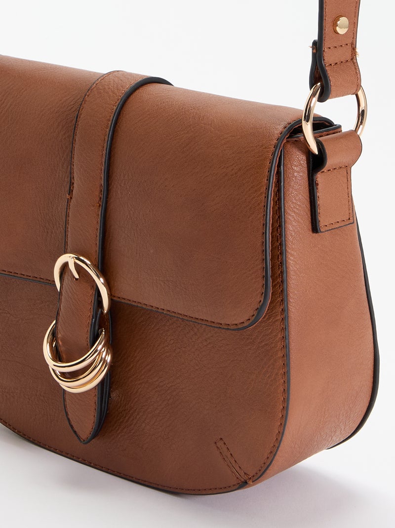 Sac à main avec bandoulière Beige - Kiabi