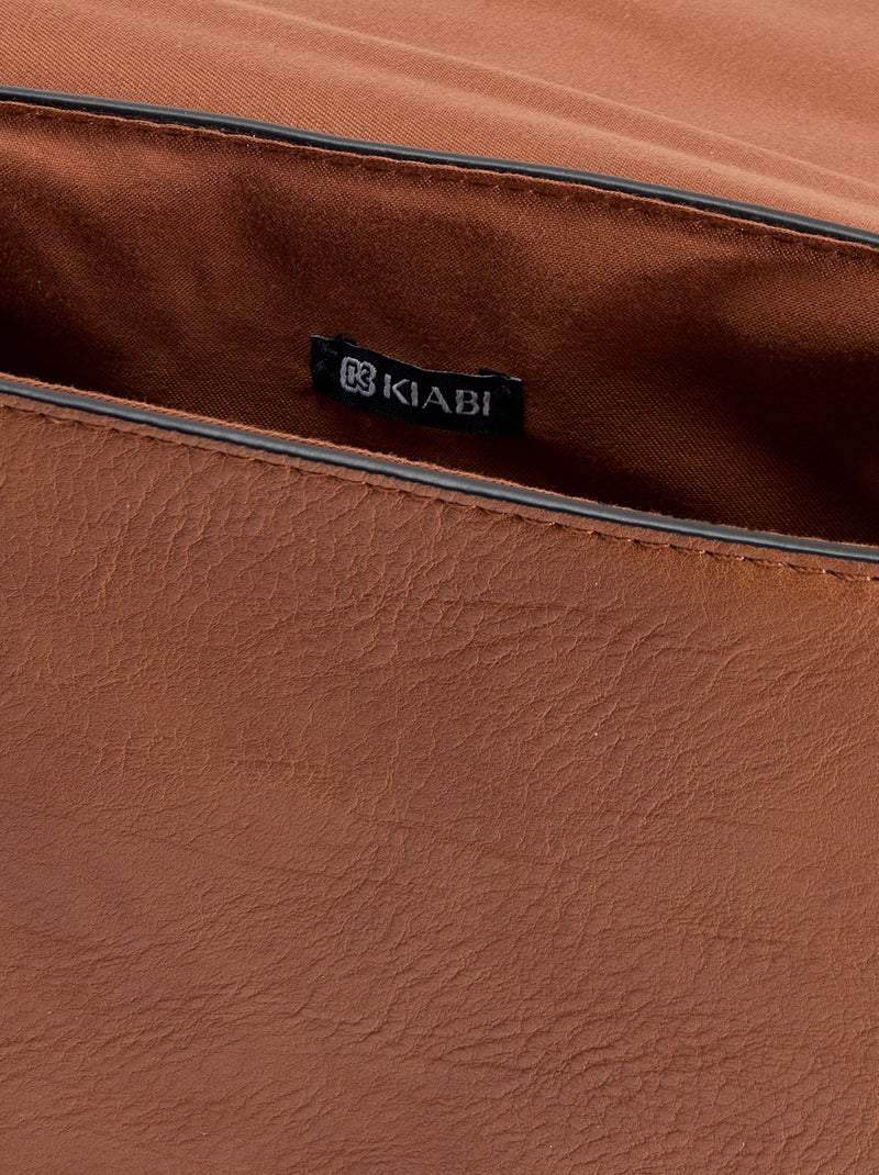 Sac à main avec bandoulière Beige - Kiabi