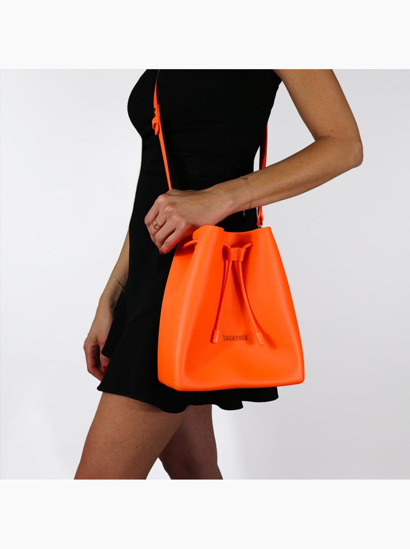 Sac à main BALDE Orange fluo - Kiabi