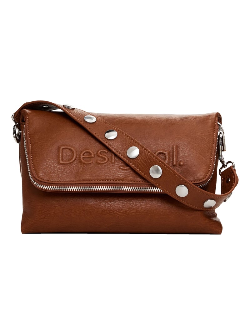 Sac A Main Bandoulière Desigual Venecia Marron - Kiabi