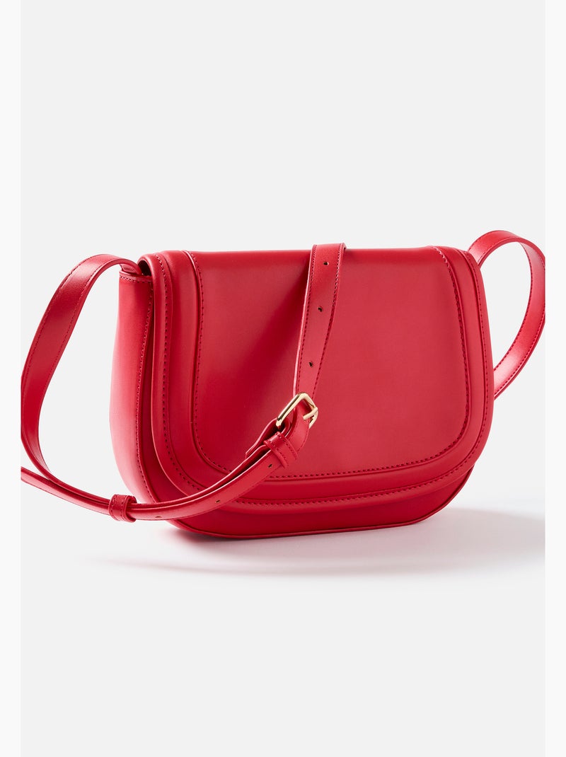 Sac à main bandoulière réglable - Damart Rouge - Kiabi