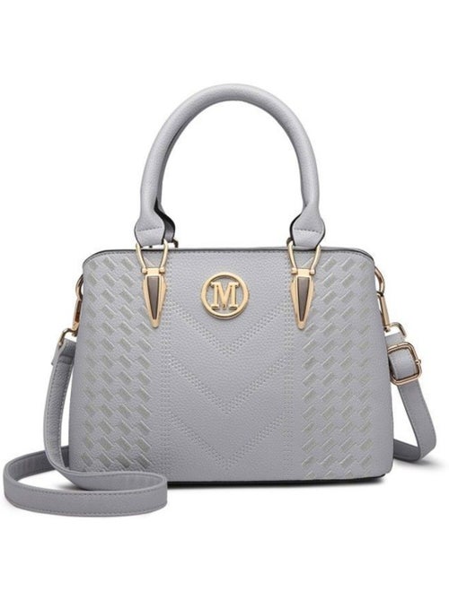 Sac à main bandoulière simili cuir galet logo m - miss lulu - Kiabi Sac à main bandoulière simili cuir galet logo m - miss lulu - Kiabi