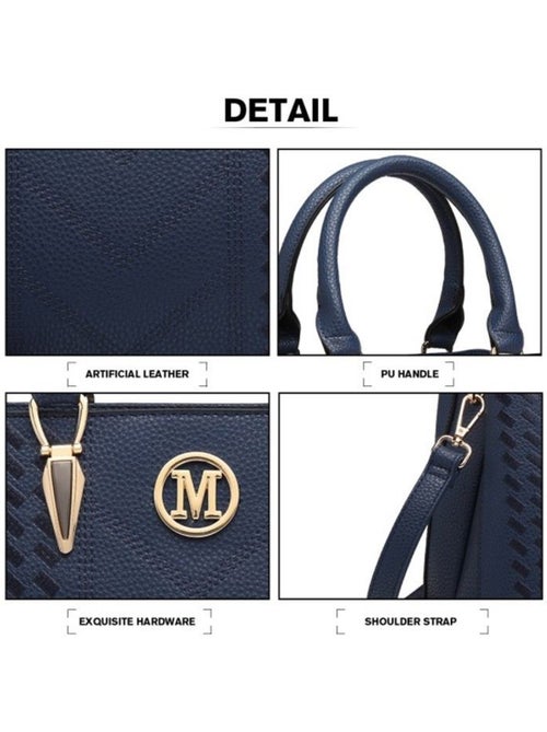 Sac à main bandoulière simili cuir grain galet logo m - miss lulu - Kiabi Sac à main bandoulière simili cuir grain galet logo m - miss lulu - Kiabi