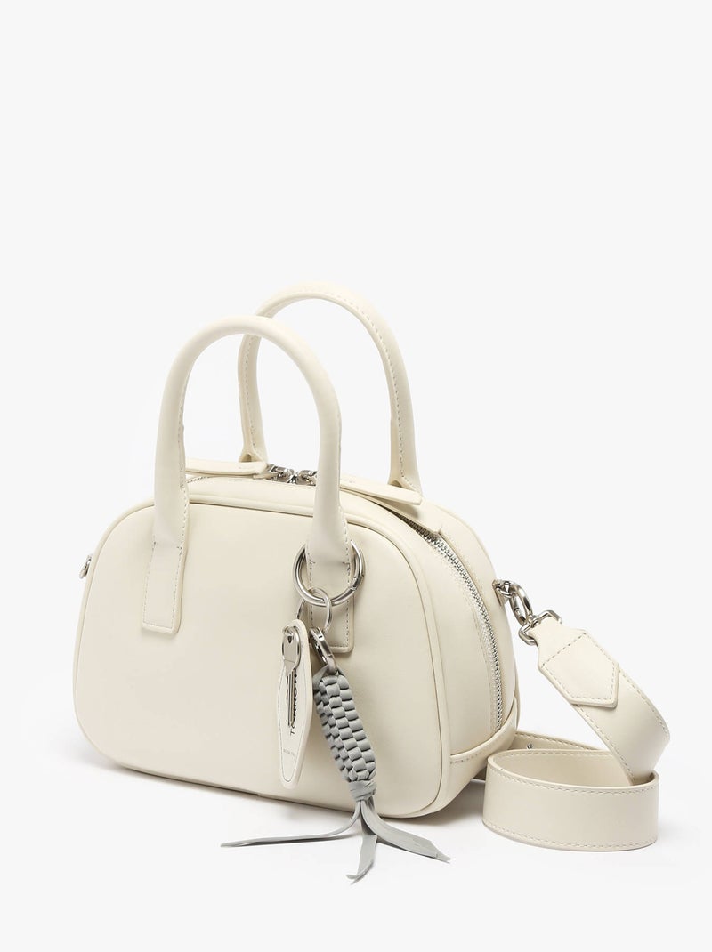 Sac À Main Born Torrow Toile Enduite Beige - Kiabi