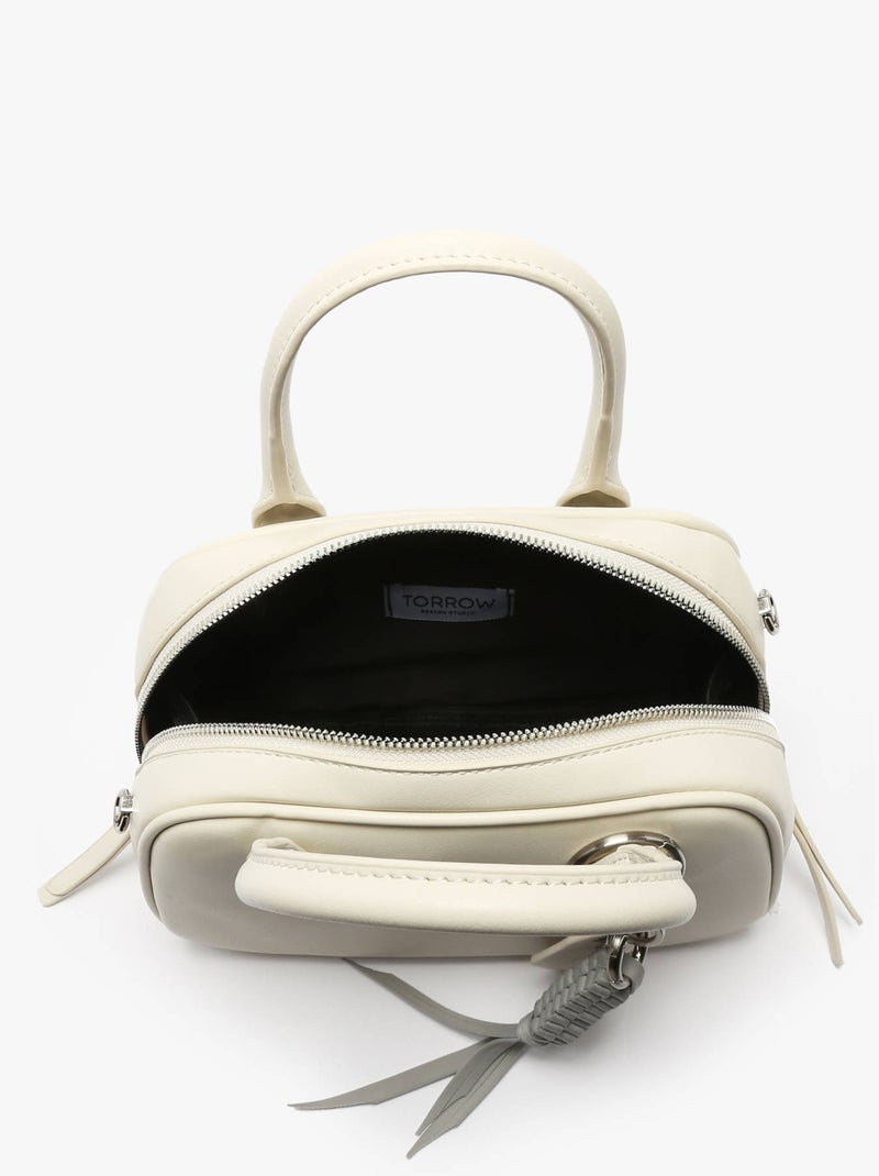 Sac À Main Born Torrow Toile Enduite Beige - Kiabi