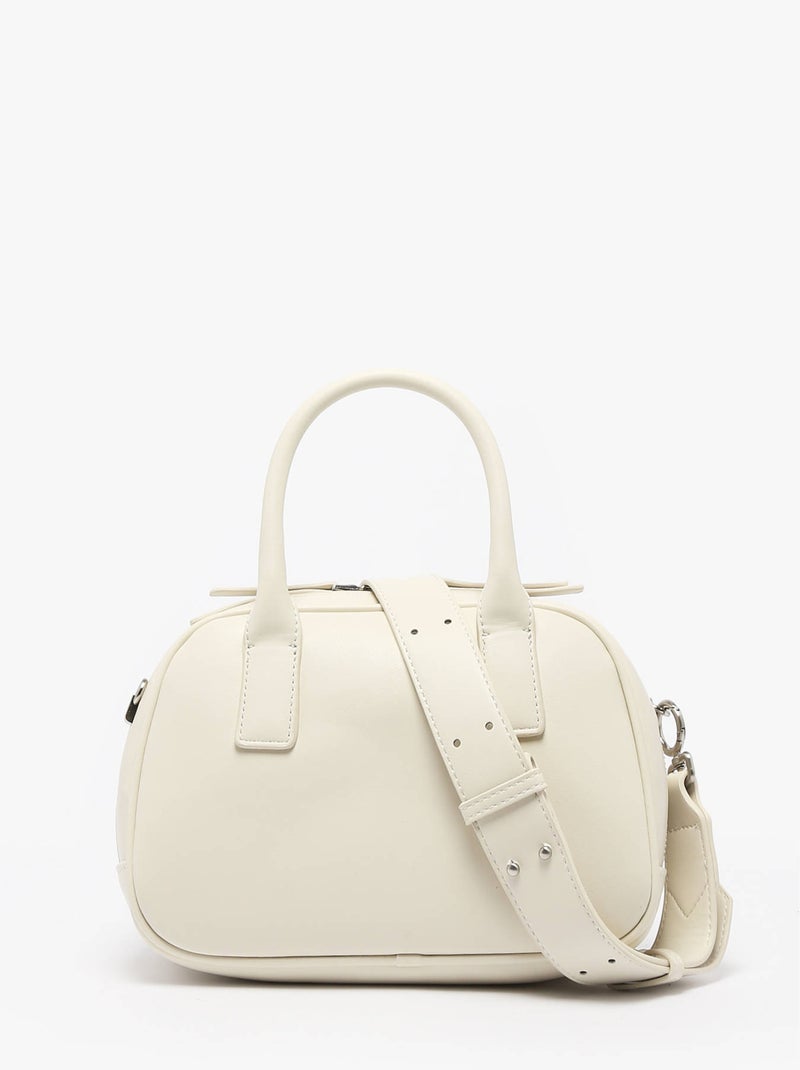 Sac À Main Born Torrow Toile Enduite Beige - Kiabi