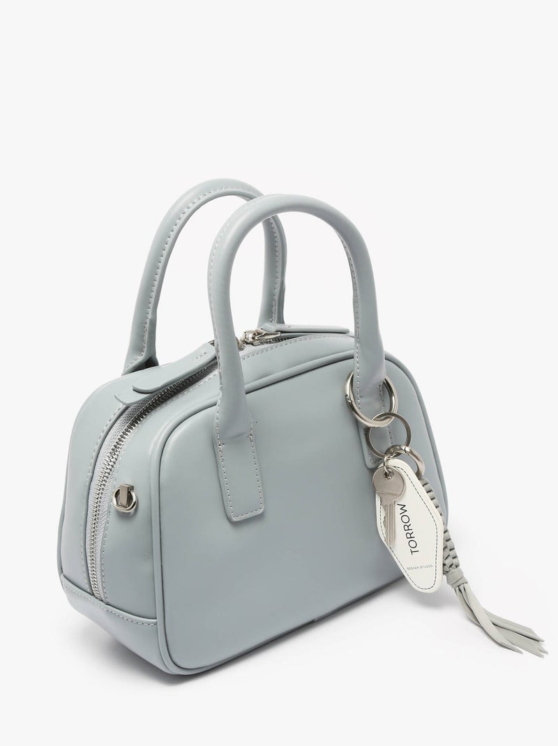 Sac À Main Born Torrow Toile Enduite Bleu gris - Kiabi
