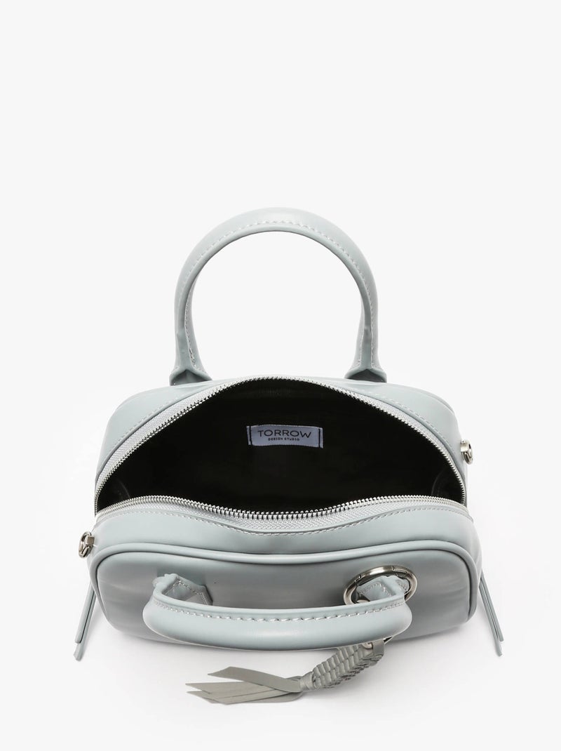 Sac À Main Born Torrow Toile Enduite Bleu gris - Kiabi