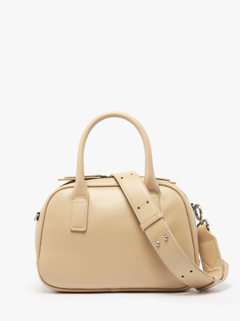 Sac À Main Born Torrow Toile Enduite Marron noisette - Kiabi