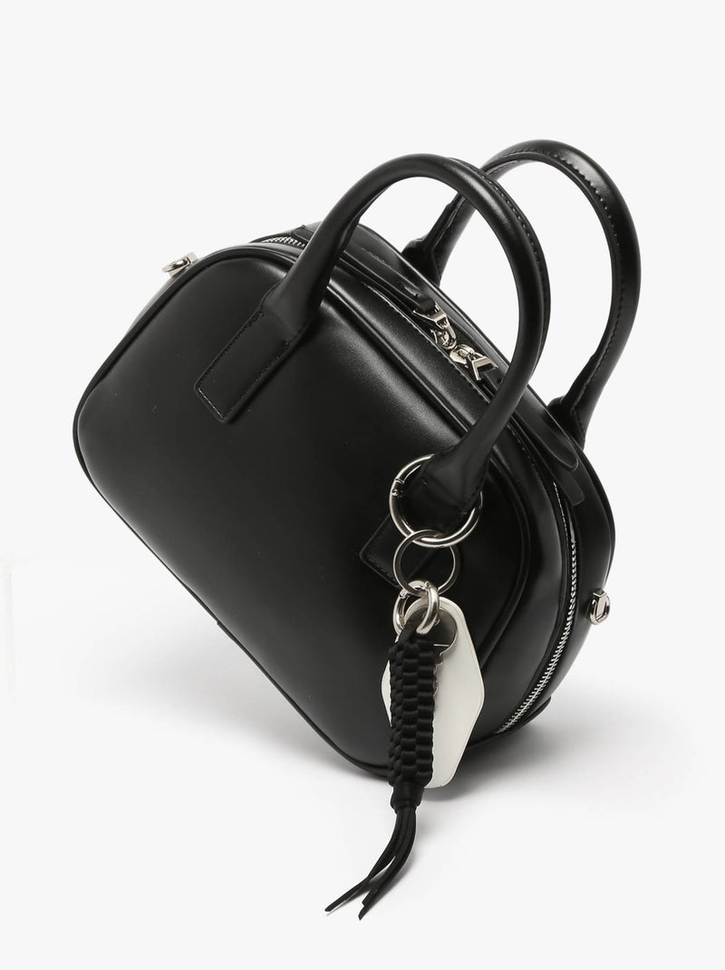 Sac À Main Born Torrow Toile Enduite Noir - Kiabi