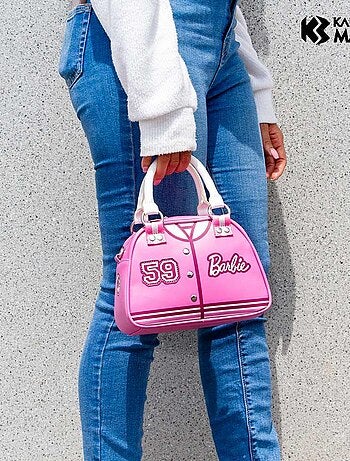 Sac à Main Bowling Fashion - Barbie Varsity - Rose - Taille Unique