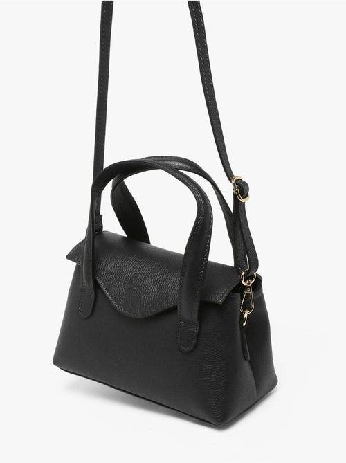 Sac à main caviar cuir milano cuir de vachette - Kiabi Sac à main caviar cuir milano cuir de vachette - Kiabi