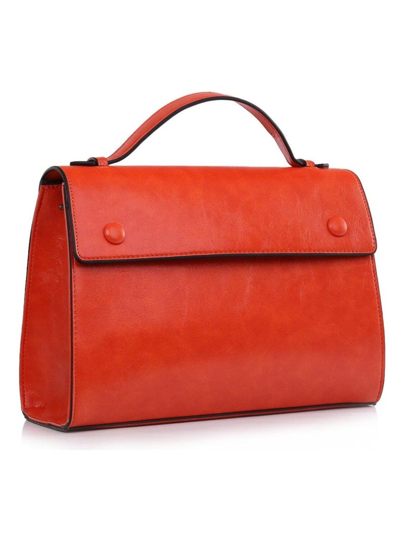 Sac à main CELIZA Orange - Kiabi