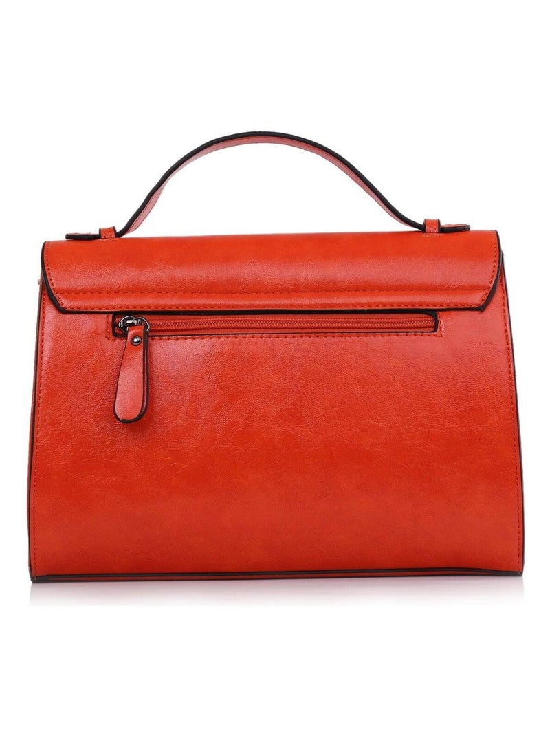 Sac à main CELIZA Orange - Kiabi