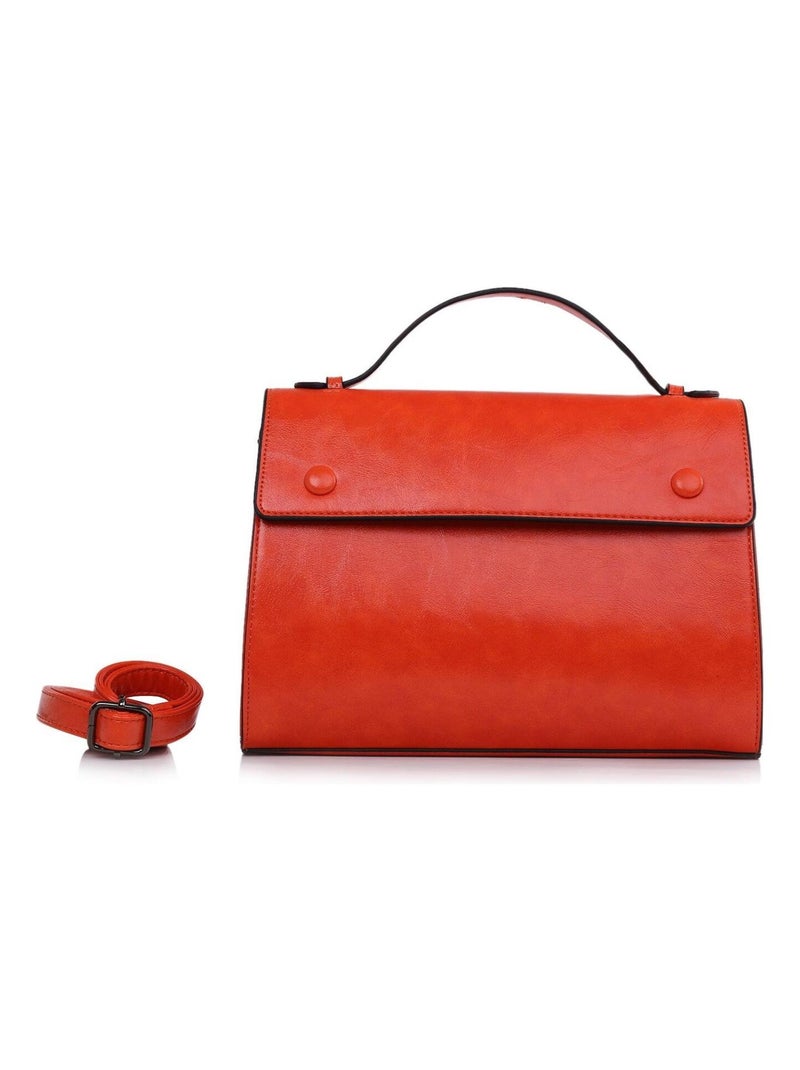 Sac à main CELIZA Orange - Kiabi