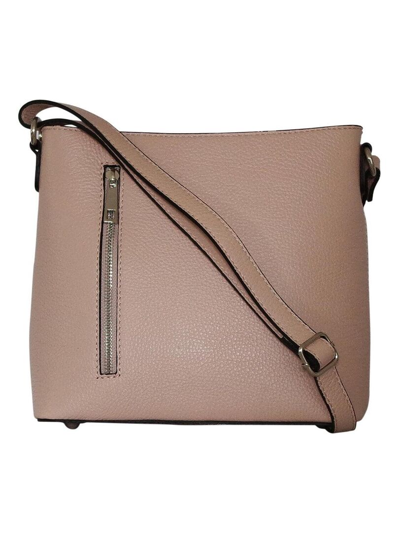 Sac a main cuir IZI Rose - Kiabi