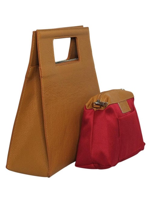 Sac à main cuir  LIV - Kiabi