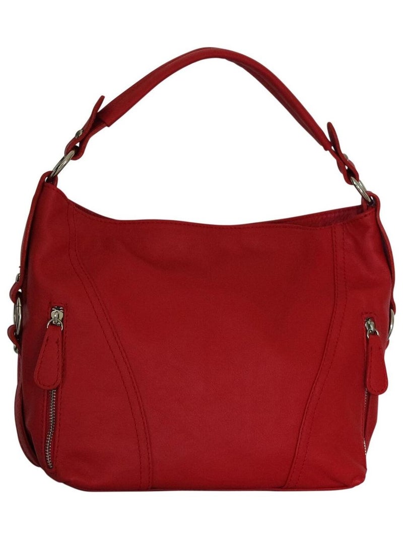 Sac à main cuir SWEETY Rouge - Kiabi