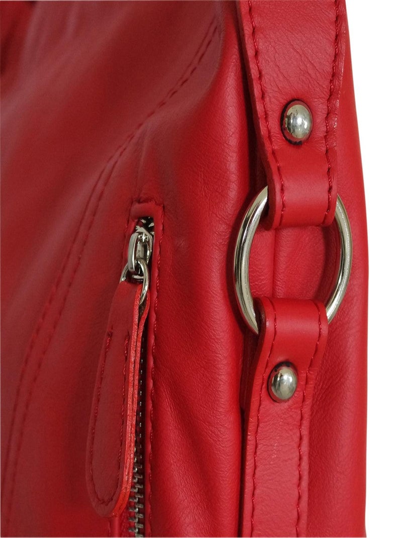 Sac à main cuir SWEETY Rouge - Kiabi