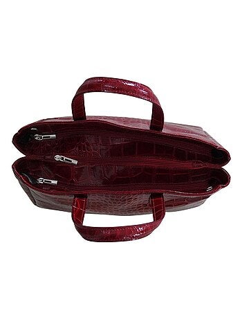 Sac a main cuir vernis