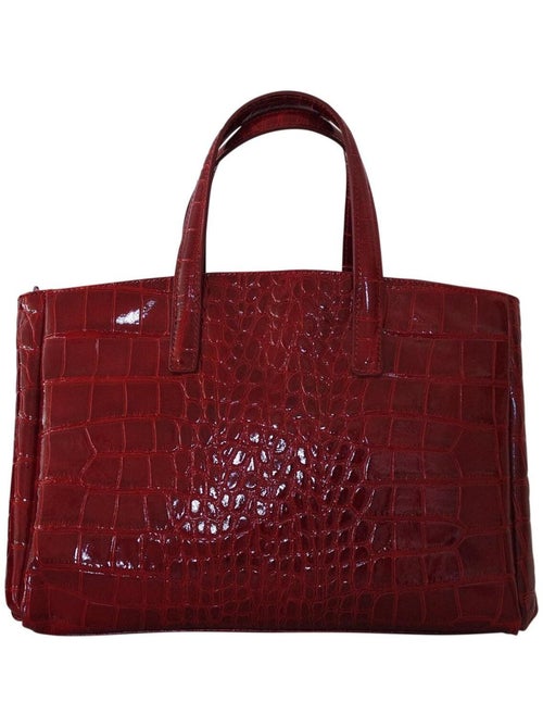 Sac a main cuir vernis - Kiabi