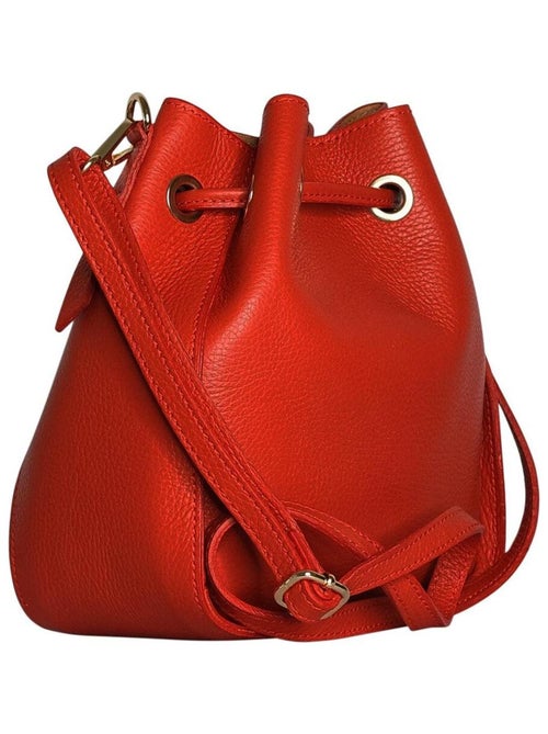 Sac à main cuir WINSTON - Kiabi