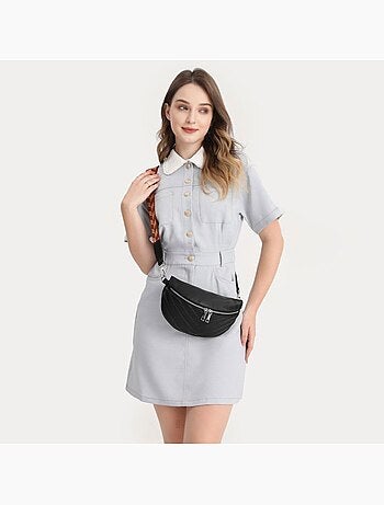 Sac à main design elegant cuir pu imperméable 24x9x15 cm - miss lulu