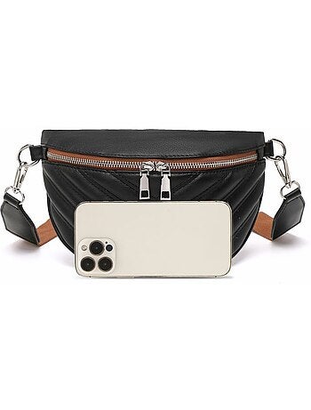 Sac à main design elegant cuir pu imperméable 24x9x15 cm - miss lulu