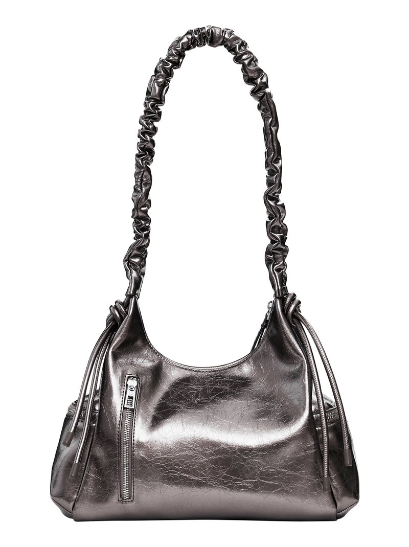 Sac à Main Desigual Half Logo Montville Argent - Kiabi