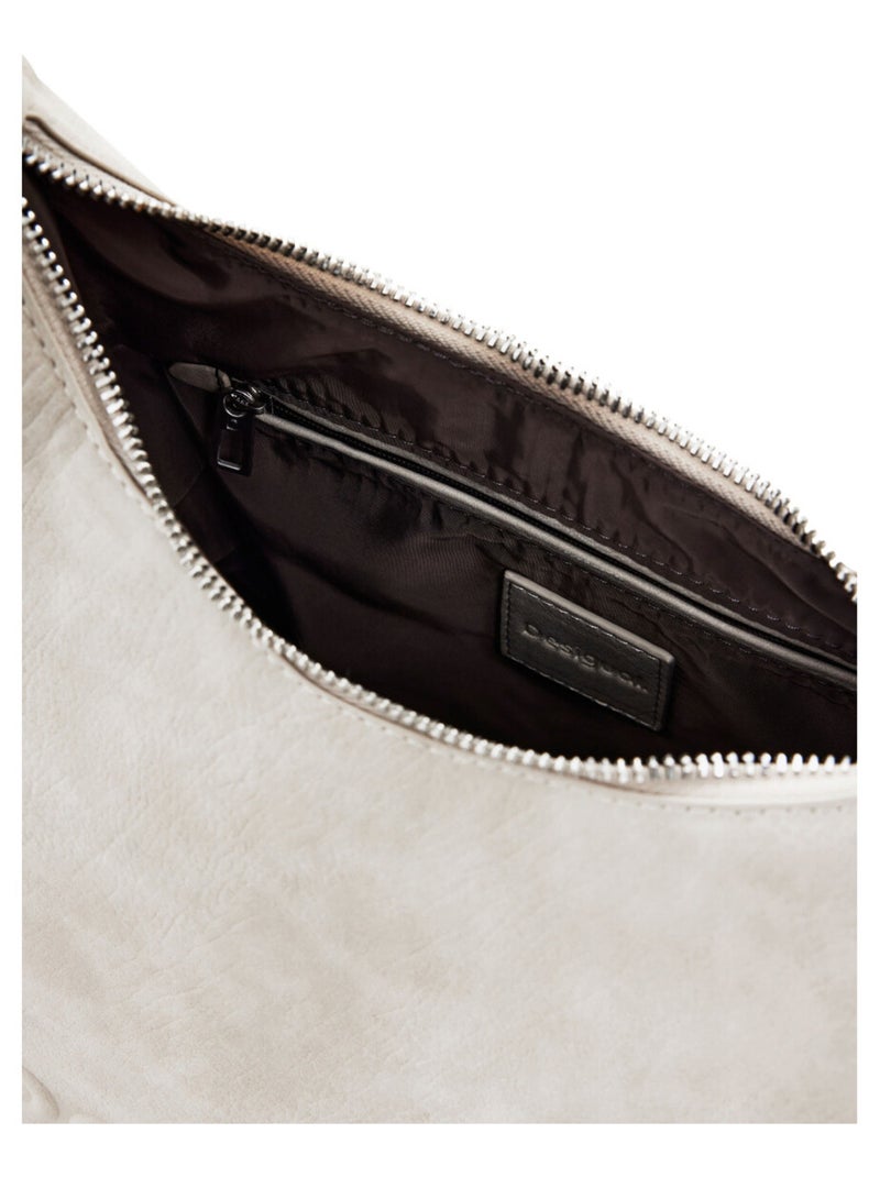 Sac à Main Desigual Half Logo Montville Beige - Kiabi