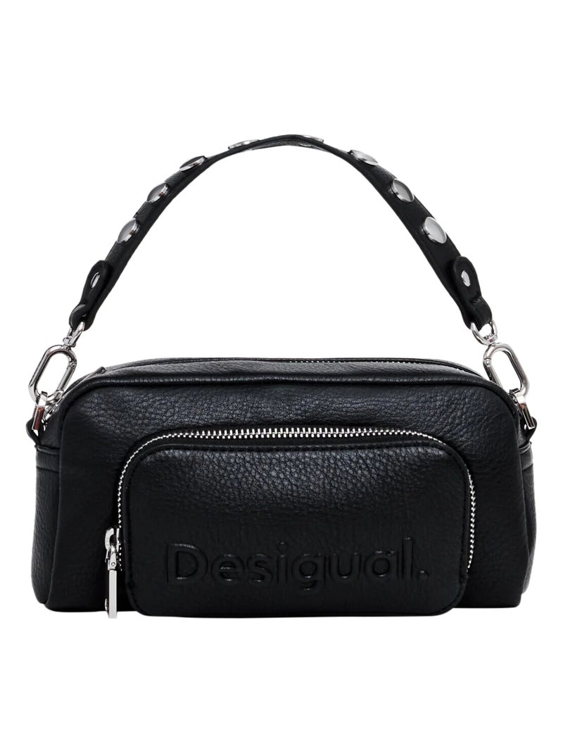 Sac à Main Desigual Half Logo Noir - Kiabi