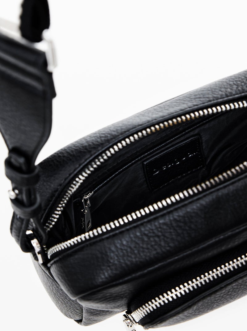 Sac à Main Desigual Half Logo Noir - Kiabi