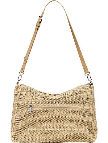Sac à Main Desigual Half Logo Raffia Leiria