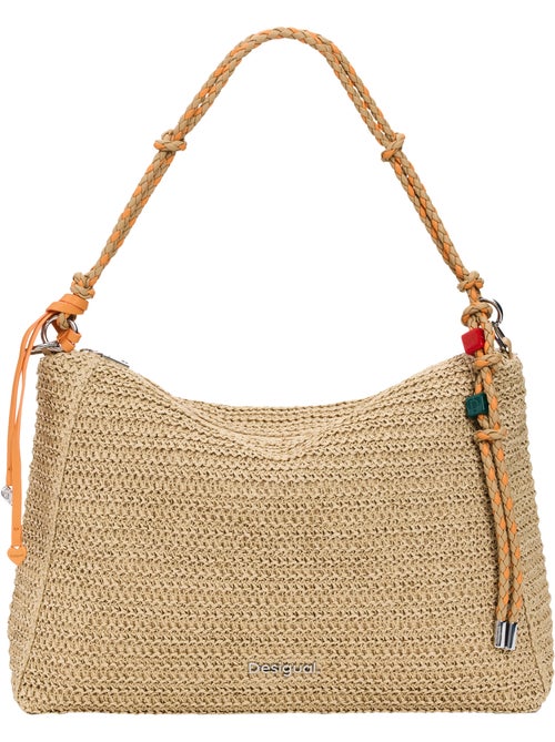 Sac à Main Desigual Half Logo Raffia Leiria - Kiabi Sac à Main Desigual Half Logo Raffia Leiria - Kiabi