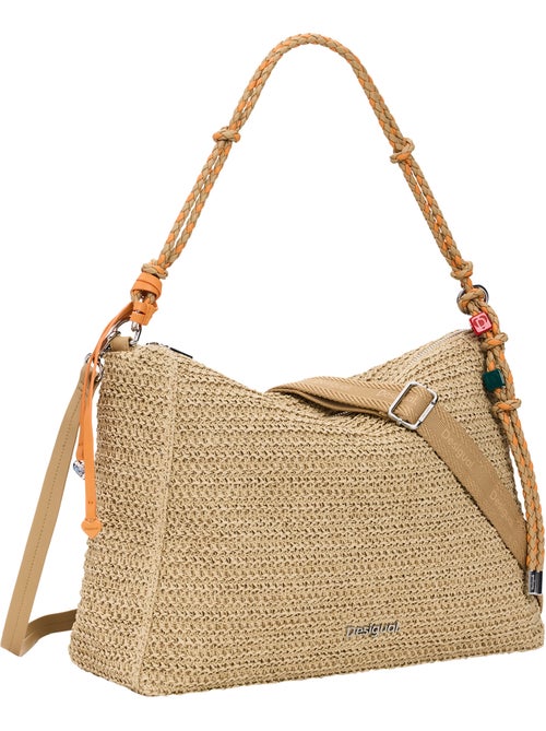 Sac à Main Desigual Half Logo Raffia Leiria - Kiabi Sac à Main Desigual Half Logo Raffia Leiria - Kiabi