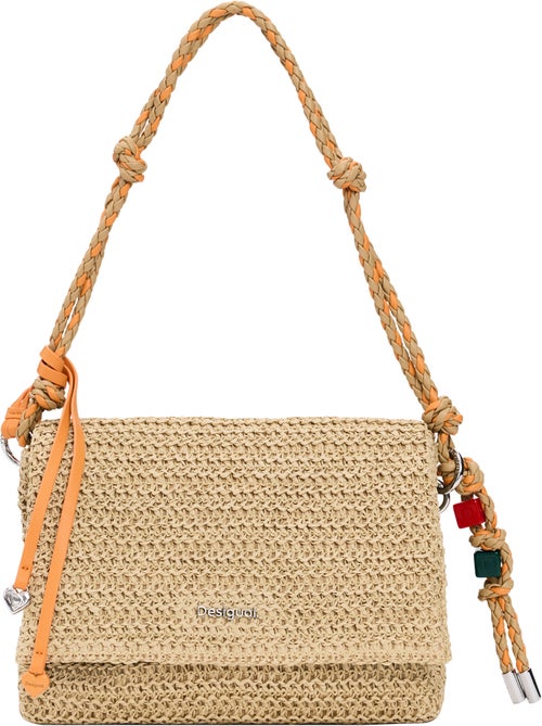 Sac à Main Desigual Half Logo Raffia Vanecia - Kiabi Sac à Main Desigual Half Logo Raffia Vanecia - Kiabi