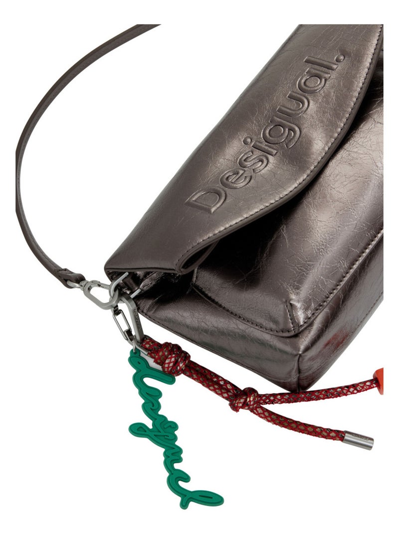 Sac à Main Desigual Half Logo Trokel Argent - Kiabi