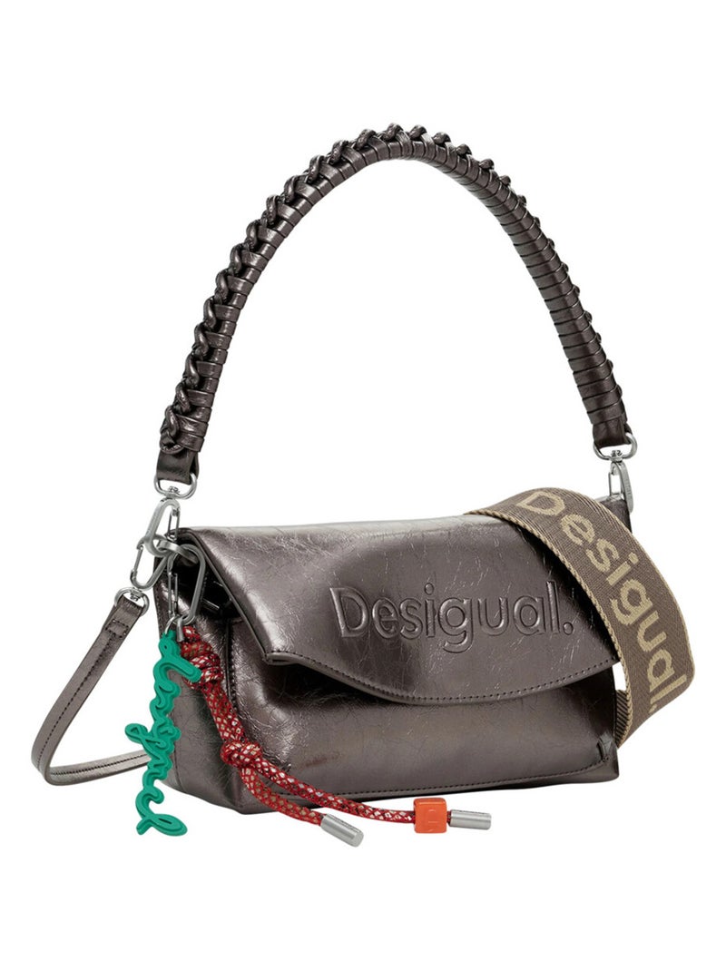 Sac à Main Desigual Half Logo Trokel Argent - Kiabi