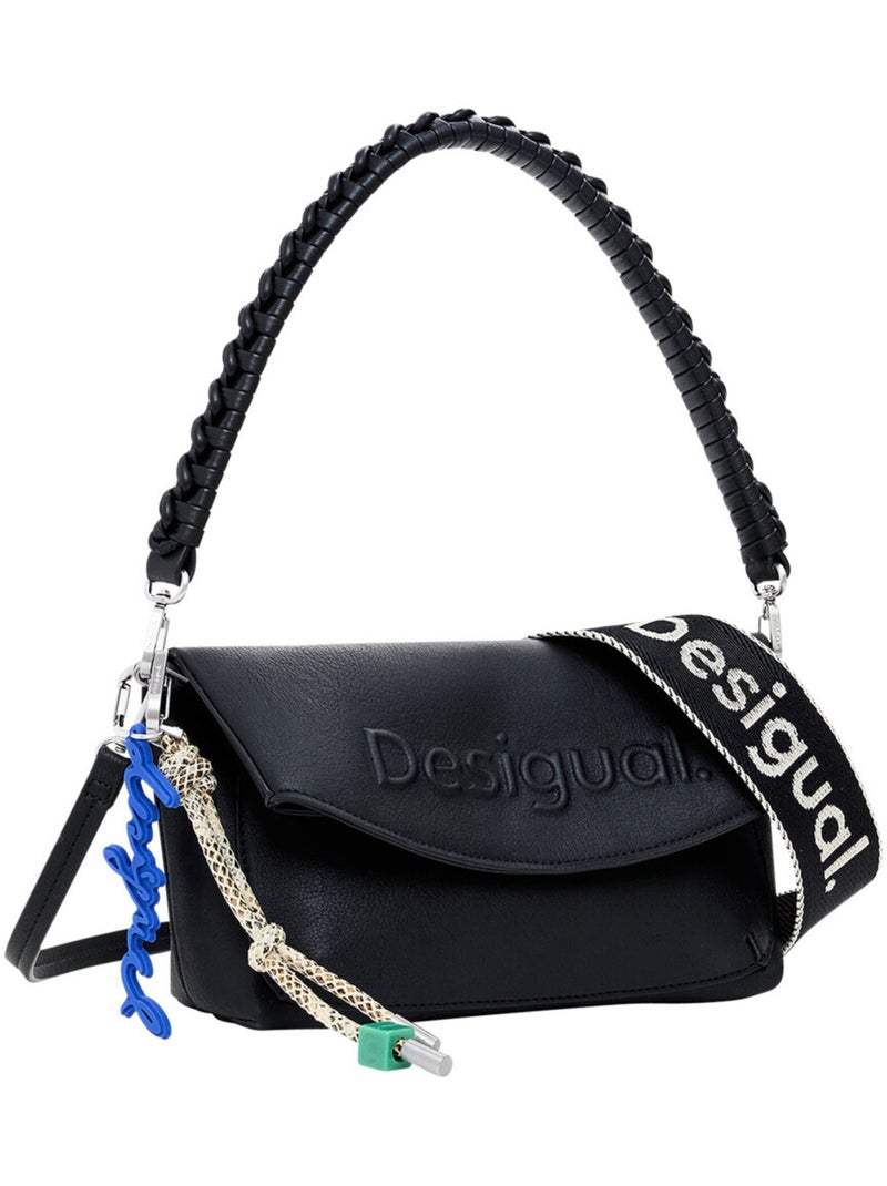Sac à Main Desigual Half Logo Trokel Noir - Kiabi
